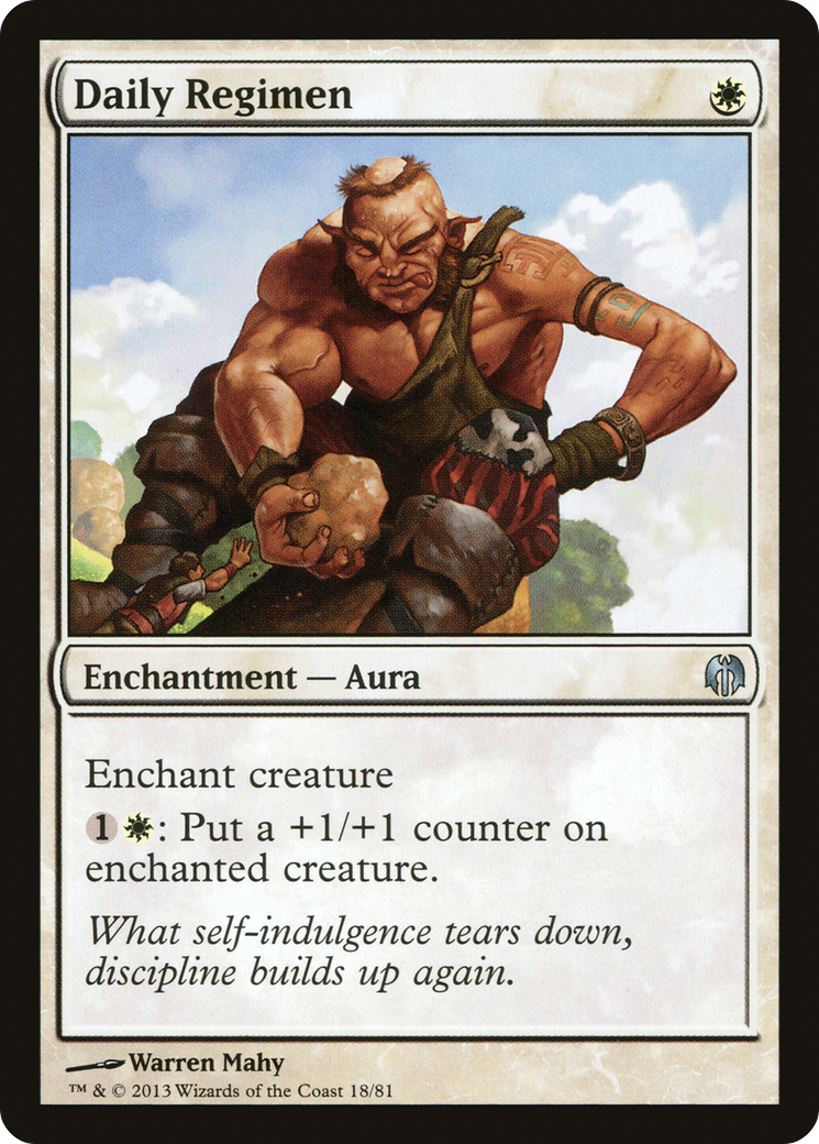 Daily Regimen (DDL-018) - Duel Decks: Heroes vs. Monsters - Premium MTG Single from Wizards of the Coast - Just $0.08! Shop now at Game Crave Tournament Store