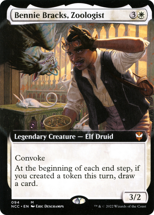 Bennie Bracks, Zoologist (NCC-094) - New Capenna Commander: (Extended Art) - Premium MTG Single from Wizards of the Coast - Just $1.77! Shop now at Game Crave Tournament Store