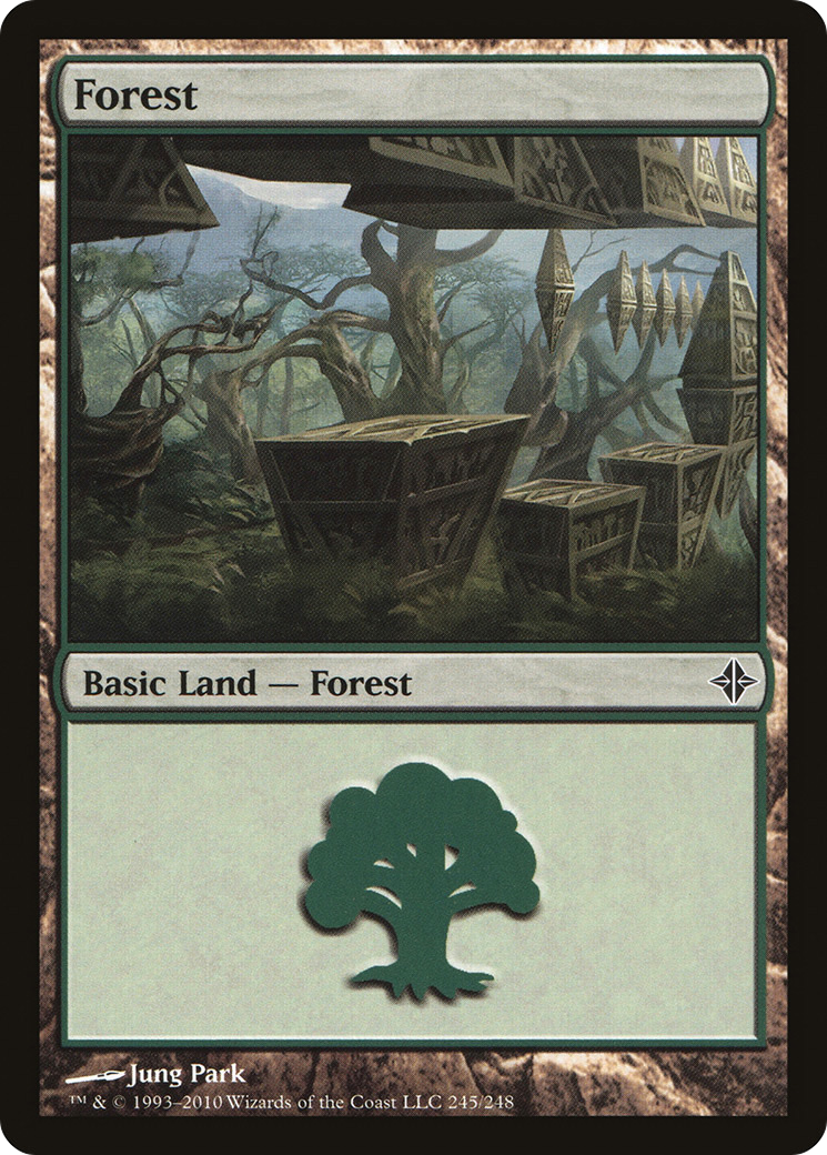 Forest (ROE-245) - Rise of the Eldrazi Foil - Premium MTG Single from Wizards of the Coast - Just $0.37! Shop now at Game Crave Tournament Store