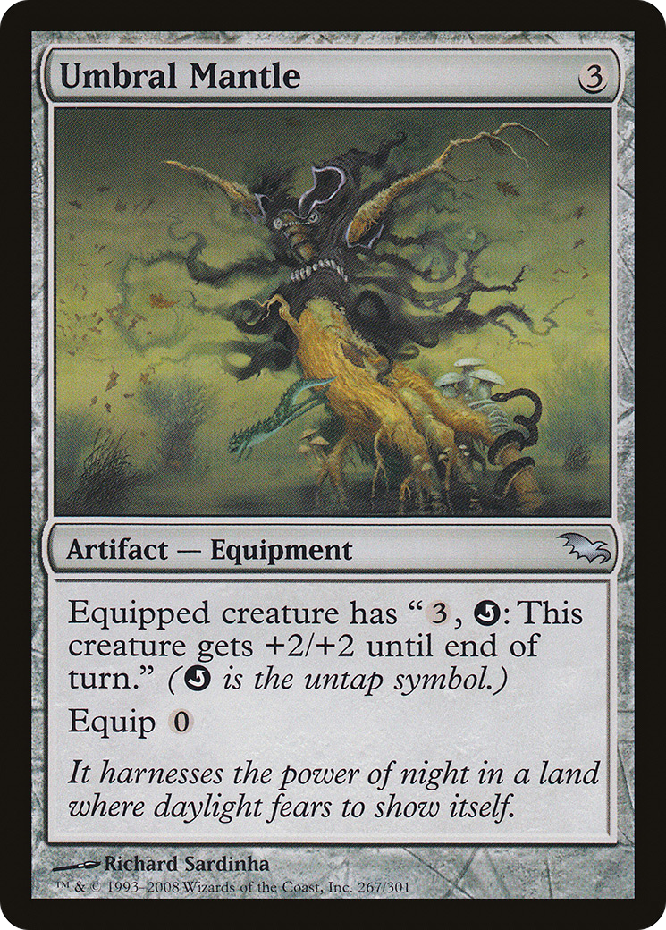 Umbral Mantle (SHM-267) - Shadowmoor - Premium MTG Single from Wizards of the Coast - Just $1.55! Shop now at Game Crave Tournament Store