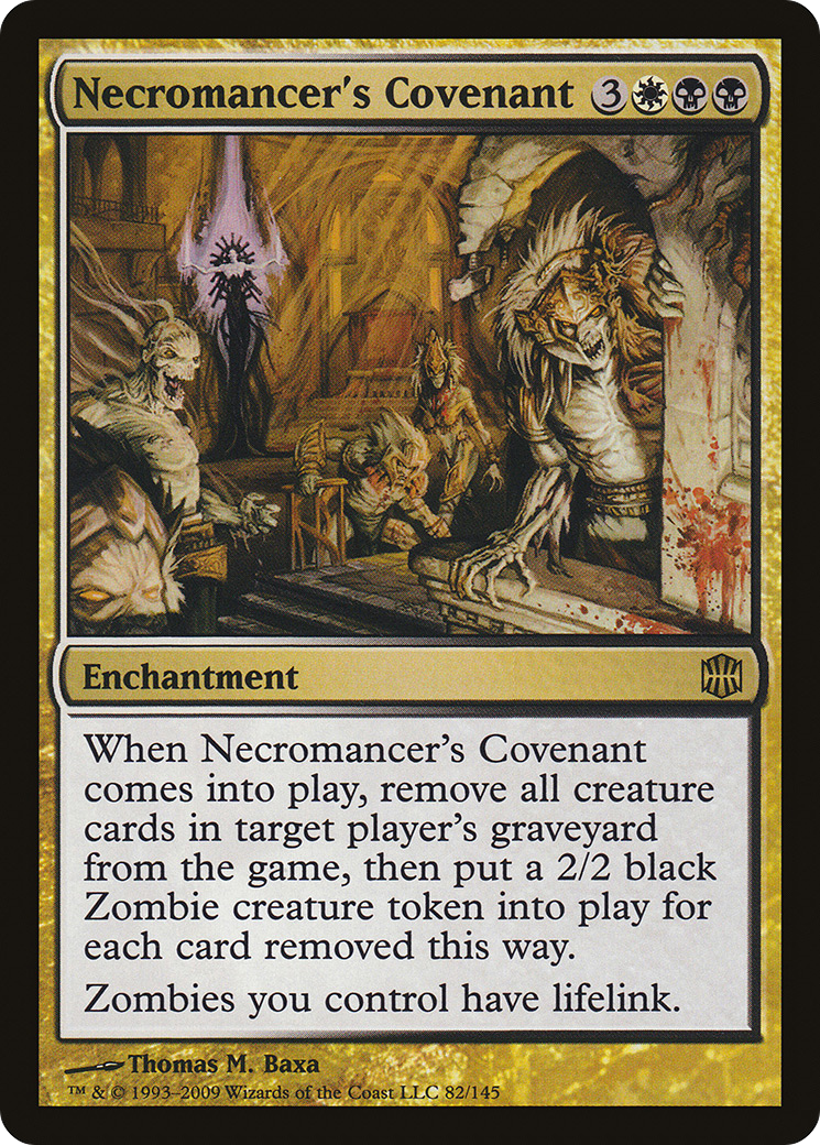Necromancer's Covenant (ARB-082) - Alara Reborn - Premium MTG Single from Wizards of the Coast - Just $0.20! Shop now at Game Crave Tournament Store