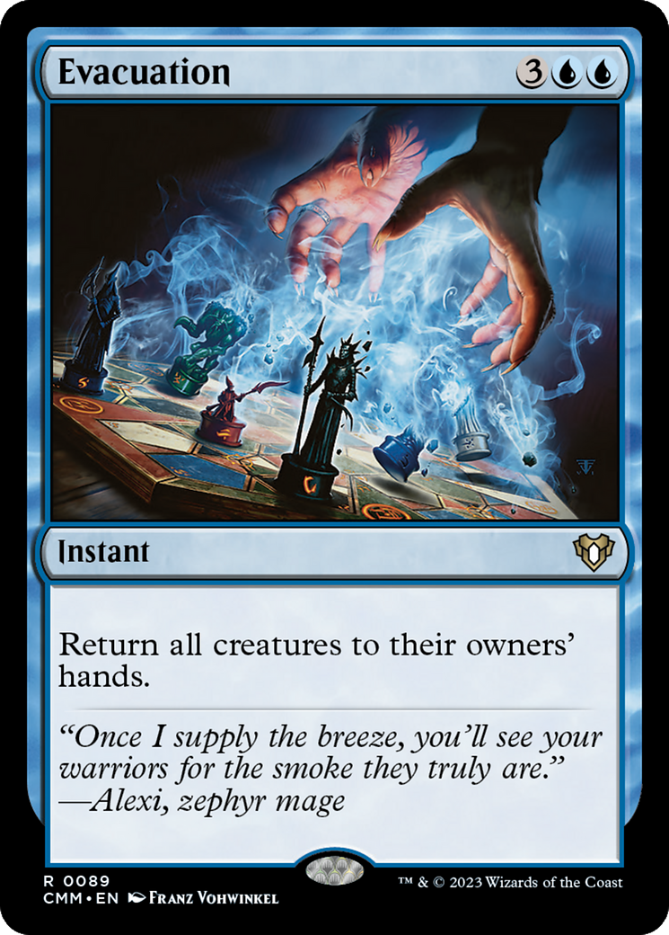 Evacuation (CMM-089) - Commander Masters - Premium MTG Single from Wizards of the Coast - Just $0.08! Shop now at Game Crave Tournament Store