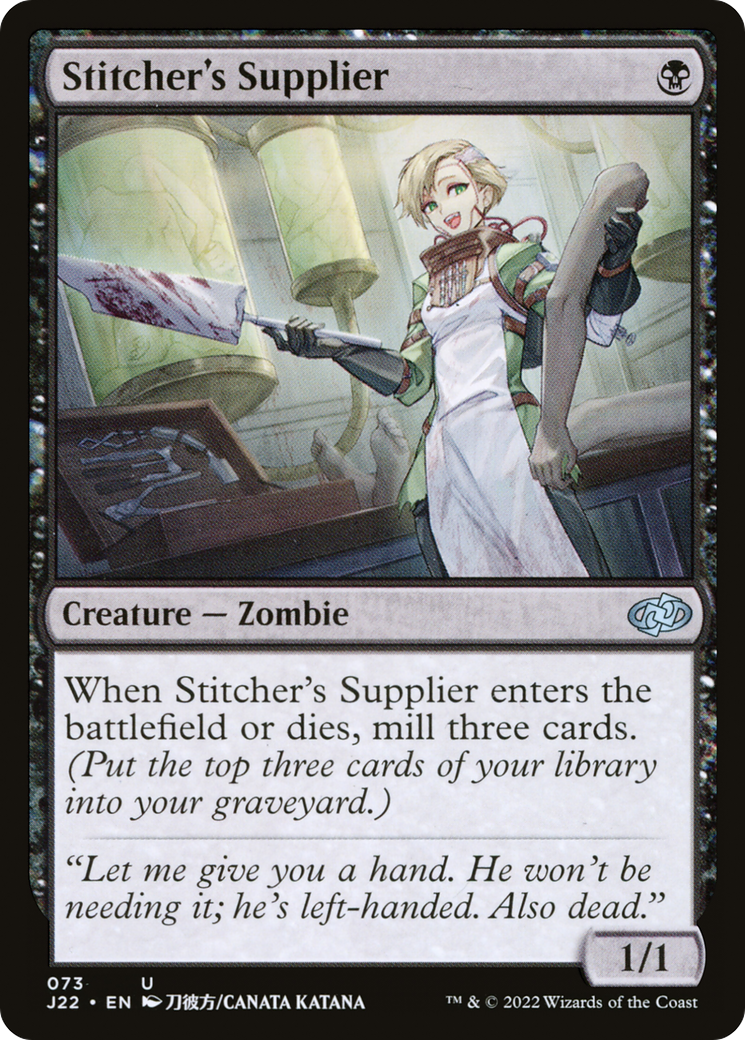 Stitcher's Supplier (J22-073) - Jumpstart 2022 - Premium MTG Single from Wizards of the Coast - Just $0.53! Shop now at Game Crave Tournament Store