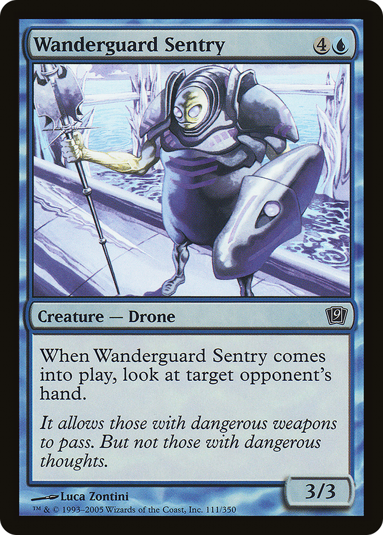 Wanderguard Sentry (9ED-111★) - Ninth Edition Foil - Premium MTG Single from Wizards of the Coast - Just $0.25! Shop now at Game Crave Tournament Store