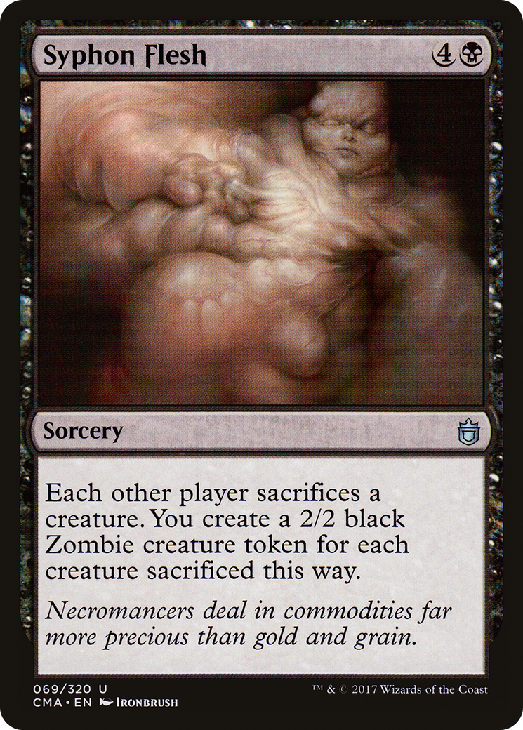 Syphon Flesh (CMA-069) - Commander Anthology - Premium MTG Single from Wizards of the Coast - Just $0.08! Shop now at Game Crave Tournament Store