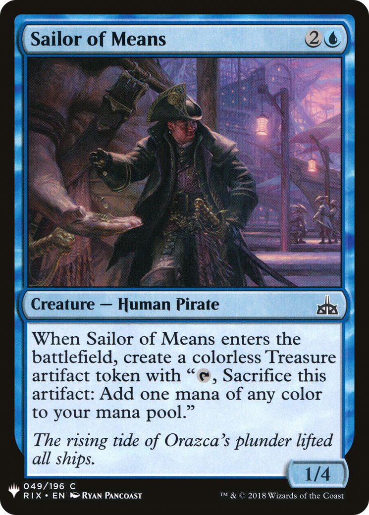 Sailor of Means (MB1-476) - Mystery Booster - Premium MTG Single from Wizards of the Coast - Just $0.08! Shop now at Game Crave Tournament Store