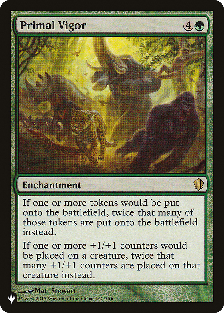 Primal Vigor (PLIST-188) - The List - Premium MTG Single from Wizards of the Coast - Just $2.09! Shop now at Game Crave Tournament Store