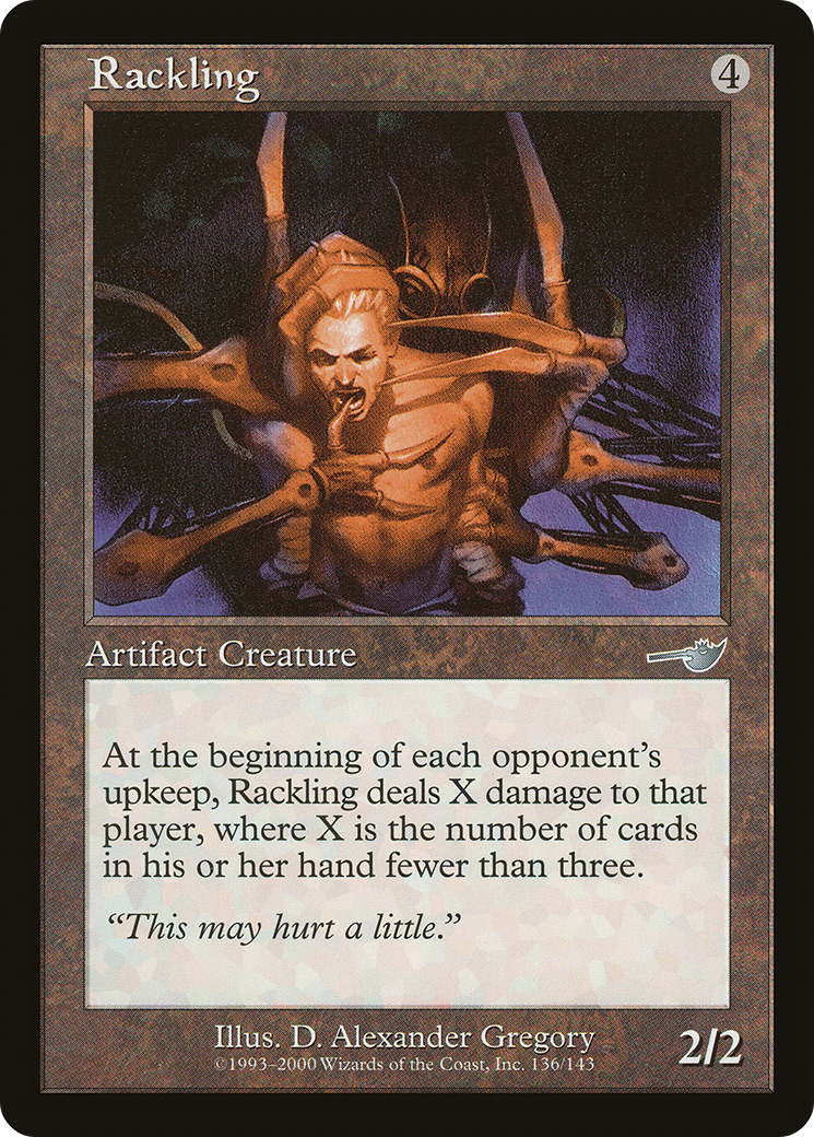 Rackling (NEM-136) - Nemesis Foil - Premium MTG Single from Wizards of the Coast - Just $1.27! Shop now at Game Crave Tournament Store