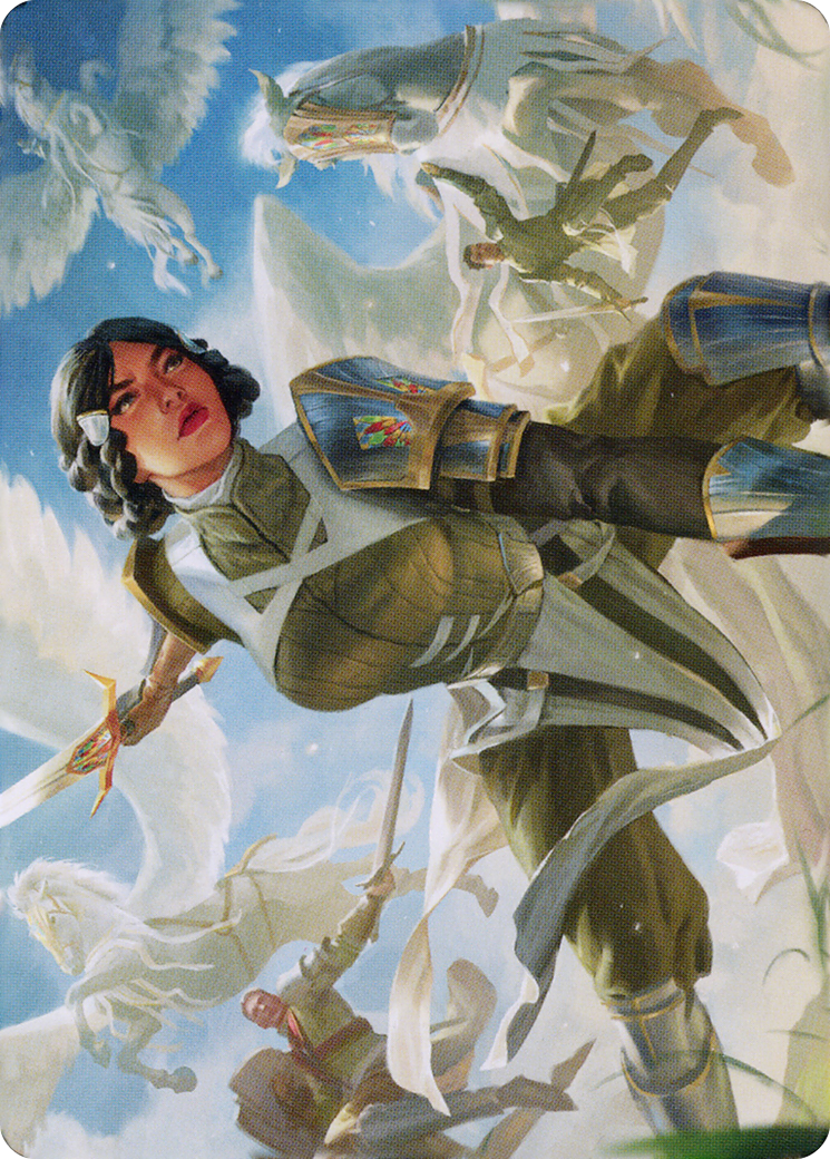 Resolute Reinforcements // Resolute Reinforcements (ADMU-013) - Dominaria United Art Series (Borderless) Foil - Premium MTG Single from Wizards of the Coast - Just $0! Shop now at Game Crave Tournament Store