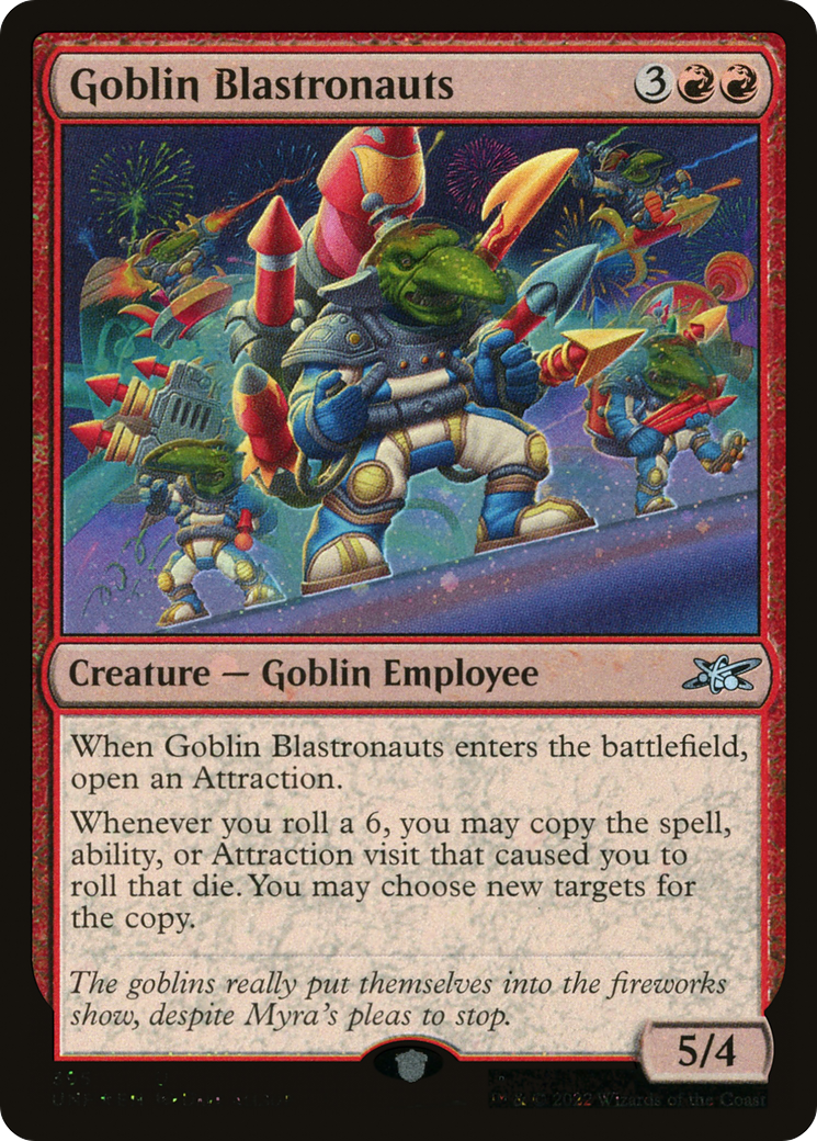 Goblin Blastronauts (UNF-395) - Unfinity Foil - Premium MTG Single from Wizards of the Coast - Just $0.62! Shop now at Game Crave Tournament Store
