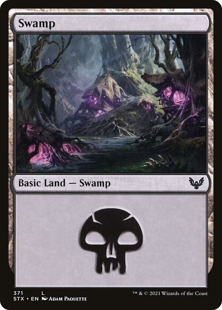 Swamp (STX-371) - Strixhaven: School of Mages - Premium MTG Single from Wizards of the Coast - Just $0.08! Shop now at Game Crave Tournament Store