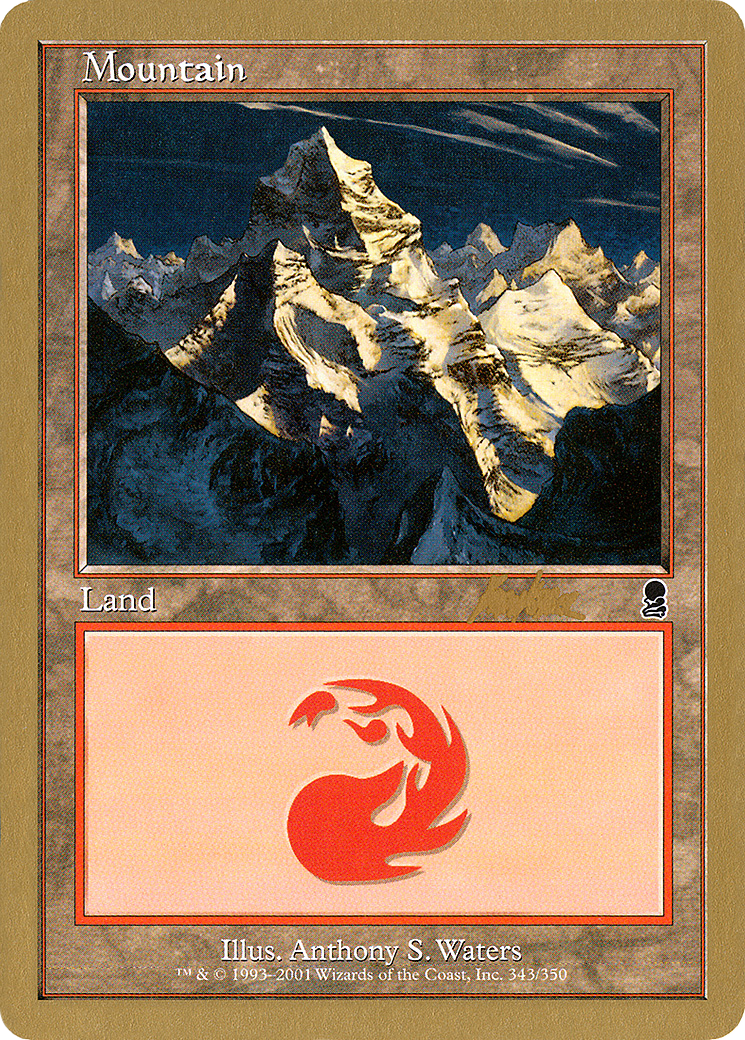 Mountain (WC02-BK343) - World Championship Decks 2002 - Premium MTG Single from Wizards of the Coast - Just $2.50! Shop now at Game Crave Tournament Store