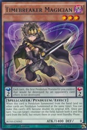 Timebreaker Magician (BOSH-EN002) - Breakers of Shadow 1st Edition - Premium Yugioh Single from Konami - Just $0.25! Shop now at Game Crave Tournament Store