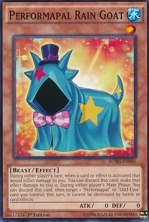 Performapal Rain Goat (BOSH-EN006) - Breakers of Shadow 1st Edition - Premium Yugioh Single from Konami - Just $0.25! Shop now at Game Crave Tournament Store