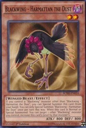 Blackwing - Harmattan the Dust (BOSH-EN014) - Breakers of Shadow Unlimited - Premium Yugioh Single from Konami - Just $0.26! Shop now at Game Crave Tournament Store