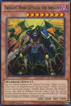 Twilight Ninja Getsuga, the Shogun (BOSH-EN017) - Breakers of Shadow Unlimited - Premium Yugioh Single from Konami - Just $0.34! Shop now at Game Crave Tournament Store