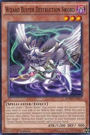 Wizard Buster Destruction Sword (BOSH-EN021) - Breakers of Shadow 1st Edition - Premium Yugioh Single from Konami - Just $0.32! Shop now at Game Crave Tournament Store