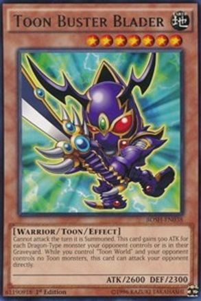 Toon Buster Blader (BOSH-EN038) - Breakers of Shadow 1st Edition - Premium Yugioh Single from Konami - Just $0.46! Shop now at Game Crave Tournament Store