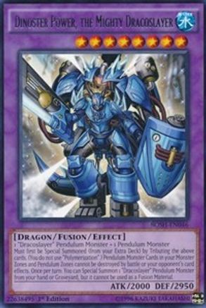 Dinoster Power, the Mighty Dracoslayer (BOSH-EN046) - Breakers of Shadow 1st Edition - Premium Yugioh Single from Konami - Just $0.25! Shop now at Game Crave Tournament Store