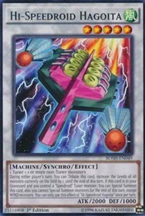 Hi-Speedroid Hagoita (BOSH-EN049) - Breakers of Shadow Unlimited - Premium Yugioh Single from Konami - Just $0.47! Shop now at Game Crave Tournament Store