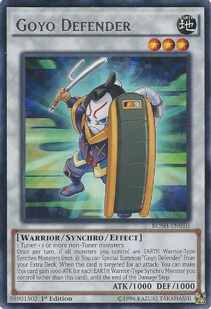 Goyo Defender (BOSH-EN050) - Breakers of Shadow 1st Edition - Premium Yugioh Single from Konami - Just $0.25! Shop now at Game Crave Tournament Store