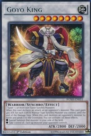 Goyo King (BOSH-EN051) - Breakers of Shadow Unlimited - Premium Yugioh Single from Konami - Just $0.25! Shop now at Game Crave Tournament Store