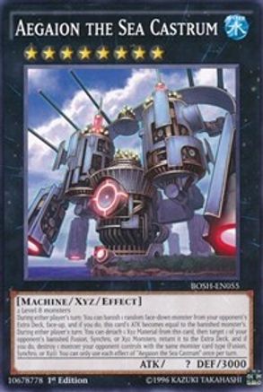 Aegaion the Sea Castrum (BOSH-EN055) - Breakers of Shadow 1st Edition - Premium Yugioh Single from Konami - Just $0.25! Shop now at Game Crave Tournament Store