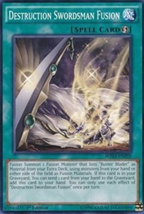 Destruction Swordsman Fusion (BOSH-EN059) - Breakers of Shadow 1st Edition - Premium Yugioh Single from Konami - Just $0.09! Shop now at Game Crave Tournament Store