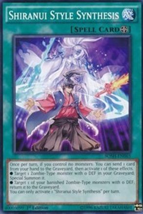 Shiranui Style Synthesis (BOSH-EN065) - Breakers of Shadow 1st Edition - Premium Yugioh Single from Konami - Just $0.25! Shop now at Game Crave Tournament Store