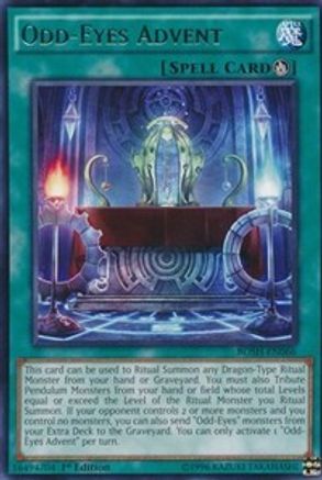 Odd-Eyes Advent (BOSH-EN066) - Breakers of Shadow 1st Edition - Premium Yugioh Single from Konami - Just $0.25! Shop now at Game Crave Tournament Store
