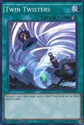 Twin Twisters (BOSH-EN067) - Breakers of Shadow Unlimited - Premium Yugioh Single from Konami - Just $0.25! Shop now at Game Crave Tournament Store