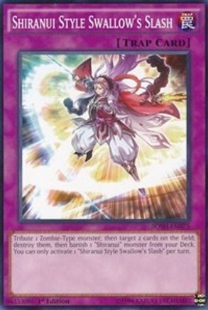 Shiranui Style Swallow's Slash (BOSH-EN075) - Breakers of Shadow Unlimited - Premium Yugioh Single from Konami - Just $0.25! Shop now at Game Crave Tournament Store