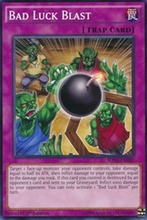 Bad Luck Blast (BOSH-EN080) - Breakers of Shadow Unlimited - Premium Yugioh Single from Konami - Just $0.25! Shop now at Game Crave Tournament Store