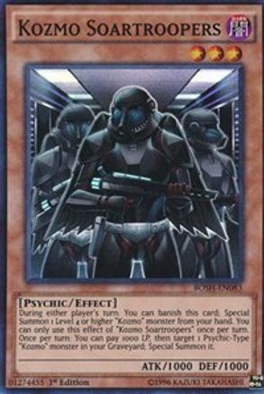Kozmo Soartroopers (BOSH-EN083) - Breakers of Shadow 1st Edition - Premium Yugioh Single from Konami - Just $0.26! Shop now at Game Crave Tournament Store