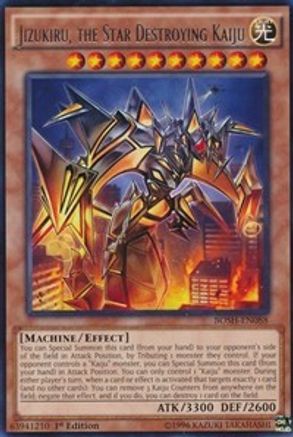 Jizukiru, the Star Destroying Kaiju (BOSH-EN088) - Breakers of Shadow Unlimited - Premium Yugioh Single from Konami - Just $0.25! Shop now at Game Crave Tournament Store