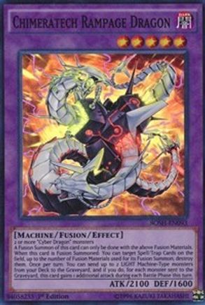 Chimeratech Rampage Dragon (BOSH-EN093) - Breakers of Shadow Unlimited - Premium Yugioh Single from Konami - Just $0.08! Shop now at Game Crave Tournament Store