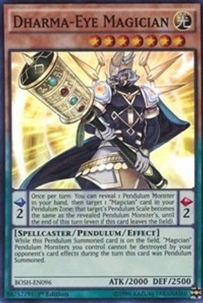 Dharma-Eye Magician (BOSH-EN096) - Breakers of Shadow Unlimited - Premium Yugioh Single from Konami - Just $0.08! Shop now at Game Crave Tournament Store
