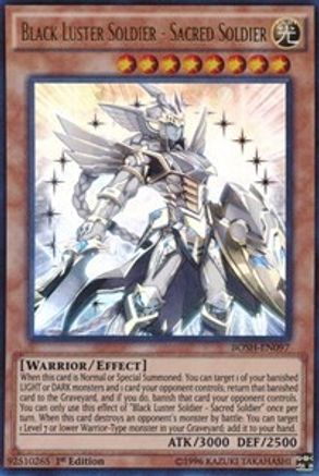 Black Luster Soldier - Sacred Soldier (BOSH-EN097) - Breakers of Shadow 1st Edition - Premium Yugioh Single from Konami - Just $2.32! Shop now at Game Crave Tournament Store