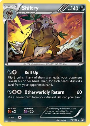 Shiftry 73/122 - BREAKpoint Reverse Holofoil - Premium Pokemon Single from Nintendo - Just $0.50! Shop now at Game Crave Tournament Store