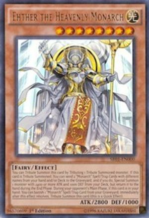 Ehther the Heavenly Monarch (SR01-EN000) - Structure Deck: Emperor of Darkness Unlimited - Premium Yugioh Single from Konami - Just $2.12! Shop now at Game Crave Tournament Store