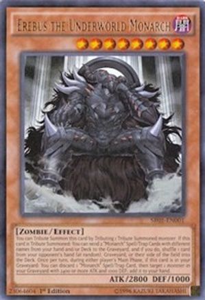 Erebus the Underworld Monarch (SR01-EN001) - Structure Deck: Emperor of Darkness Unlimited - Premium Yugioh Single from Konami - Just $2.20! Shop now at Game Crave Tournament Store