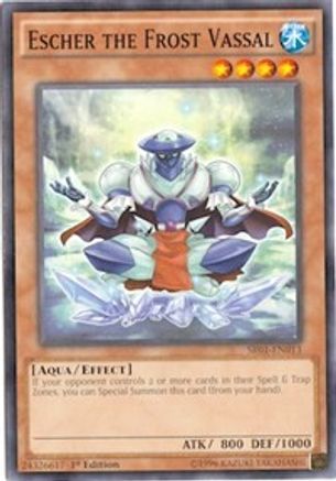 Escher the Frost Vassal (SR01-EN013) - Structure Deck: Emperor of Darkness 1st Edition - Premium Yugioh Single from Konami - Just $0.25! Shop now at Game Crave Tournament Store