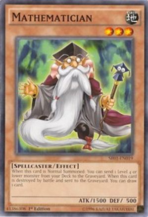 Mathematician (SR01-EN019) - Structure Deck: Emperor of Darkness 1st Edition - Premium Yugioh Single from Konami - Just $0.25! Shop now at Game Crave Tournament Store