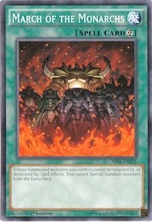 March of the Monarchs (SR01-EN025) - Structure Deck: Emperor of Darkness Unlimited - Premium Yugioh Single from Konami - Just $0.26! Shop now at Game Crave Tournament Store