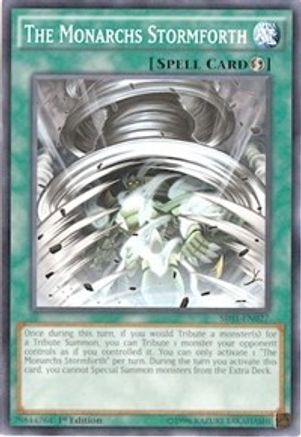 The Monarchs Stormforth (SR01-EN027) - Structure Deck: Emperor of Darkness Unlimited - Premium Yugioh Single from Konami - Just $0.26! Shop now at Game Crave Tournament Store
