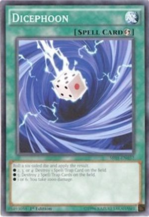 Dicephoon (SR01-EN032) - Structure Deck: Emperor of Darkness Unlimited - Premium Yugioh Single from Konami - Just $0.23! Shop now at Game Crave Tournament Store