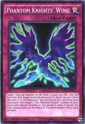 Phantom Knights' Wing (WIRA-EN011) - Wing Raiders 1st Edition - Premium Yugioh Single from Konami - Just $0.08! Shop now at Game Crave Tournament Store