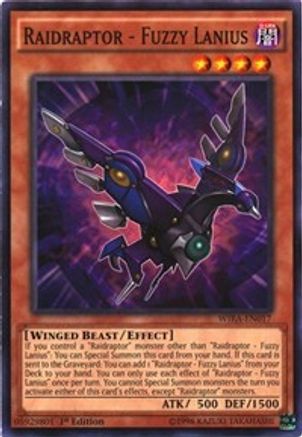 Raidraptor - Fuzzy Lanius (WIRA-EN017) - Wing Raiders 1st Edition - Premium Yugioh Single from Konami - Just $0.32! Shop now at Game Crave Tournament Store