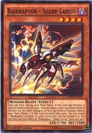 Raidraptor - Sharp Lanius (WIRA-EN019) - Wing Raiders 1st Edition - Premium Yugioh Single from Konami - Just $0.25! Shop now at Game Crave Tournament Store