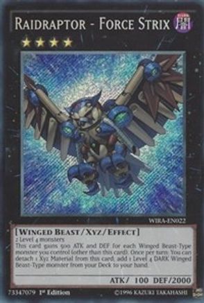 Raidraptor - Force Strix (WIRA-EN022) - Wing Raiders 1st Edition - Premium Yugioh Single from Konami - Just $2.83! Shop now at Game Crave Tournament Store